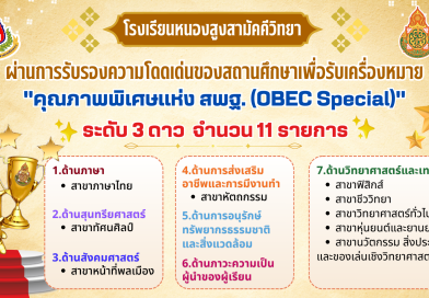 “รางวัลคุณภาพพิเศษแห่ง สพฐ. (OBEC Special)”